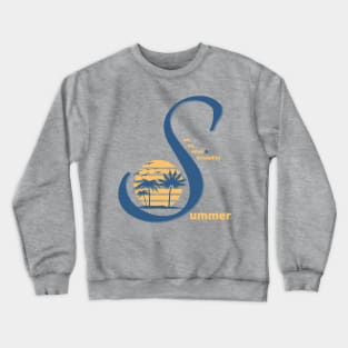 Jane Austen Sense and Sensibility summer Crewneck Sweatshirt